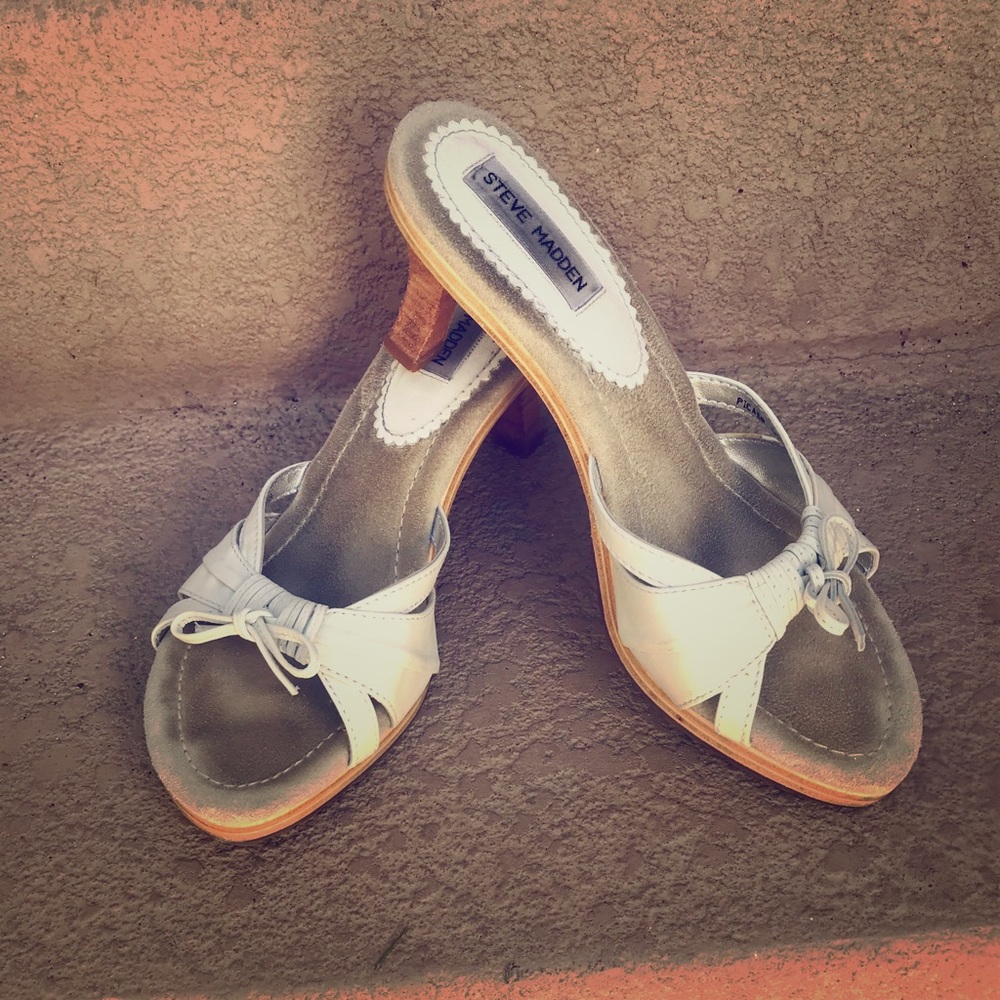 Steve Madden low slip on heels